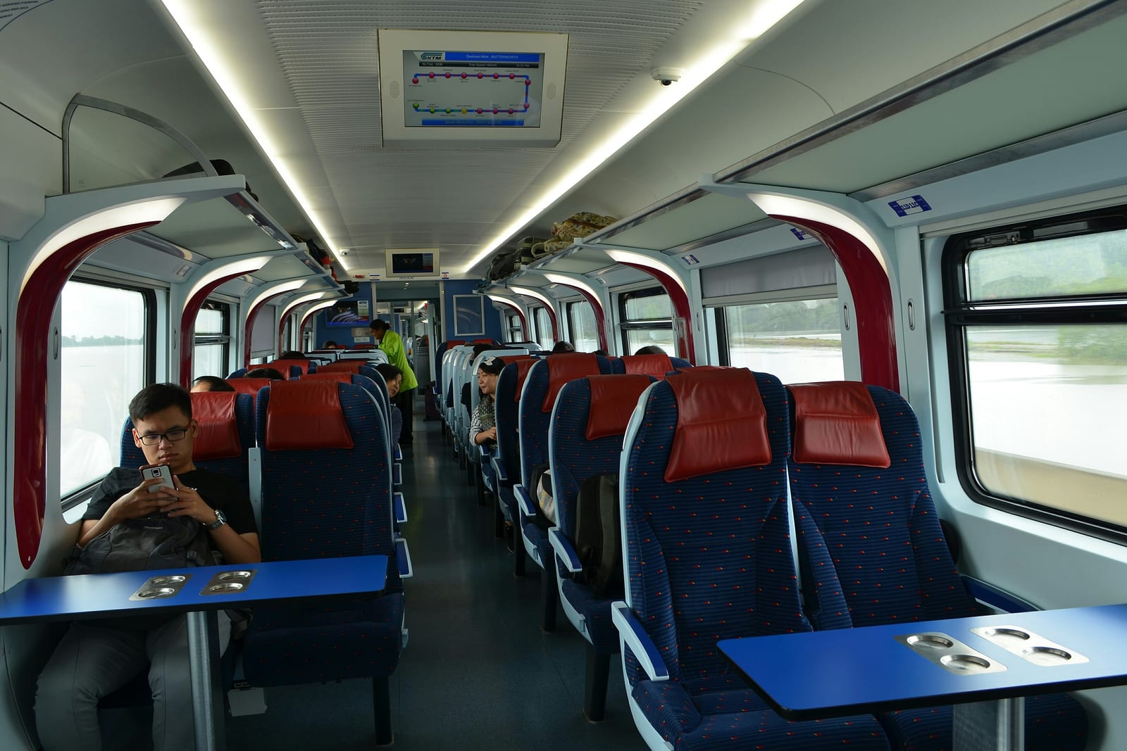 Inside a KTM ETS train