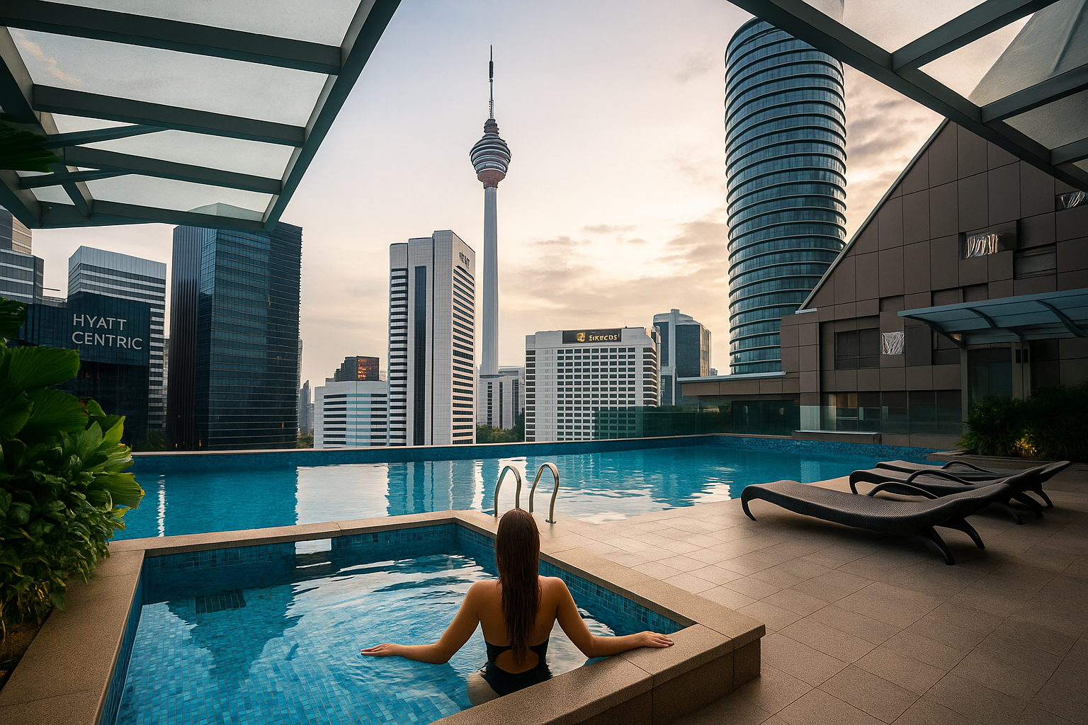 Cormar Suites rooftop pool