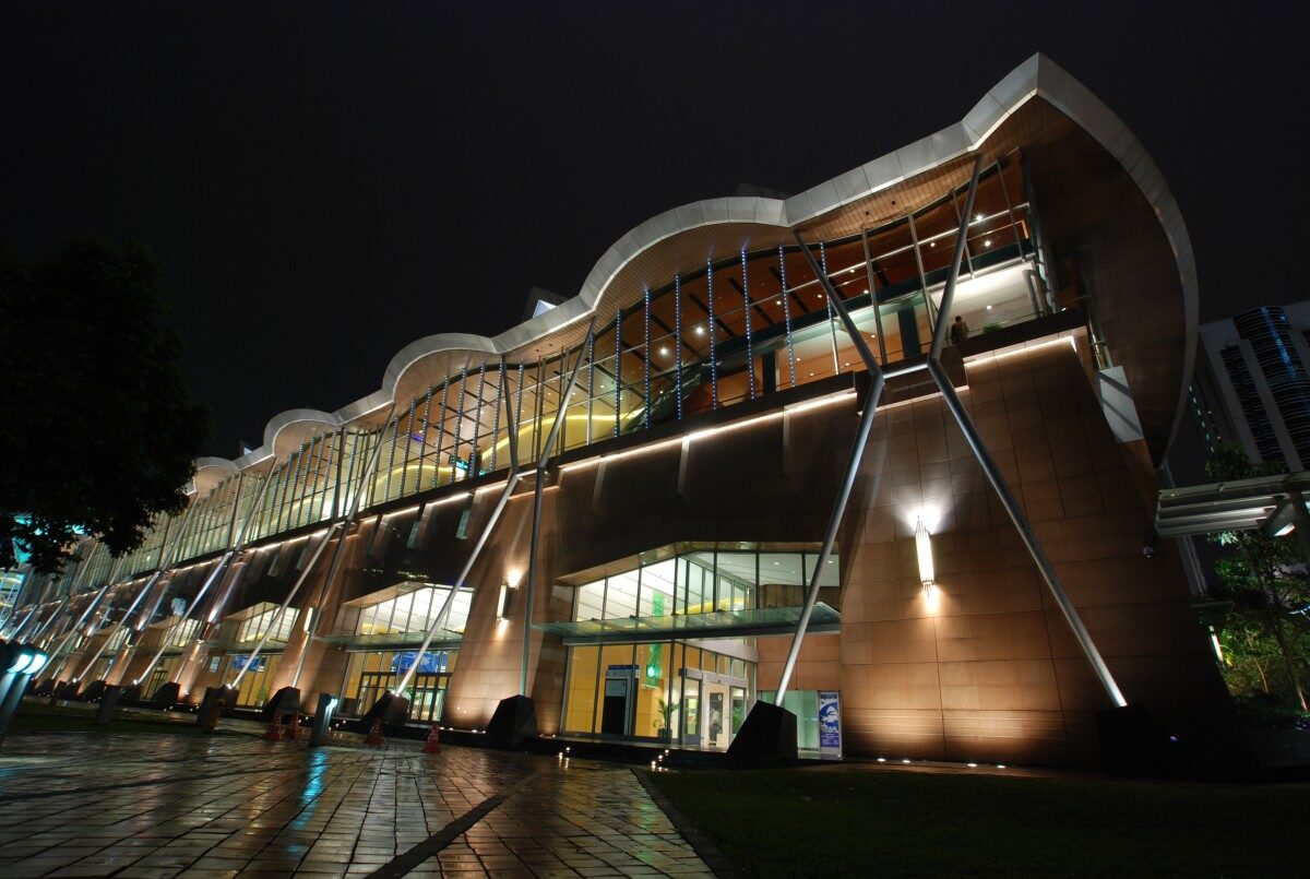 Kuala Lumpur Convention Centre at night