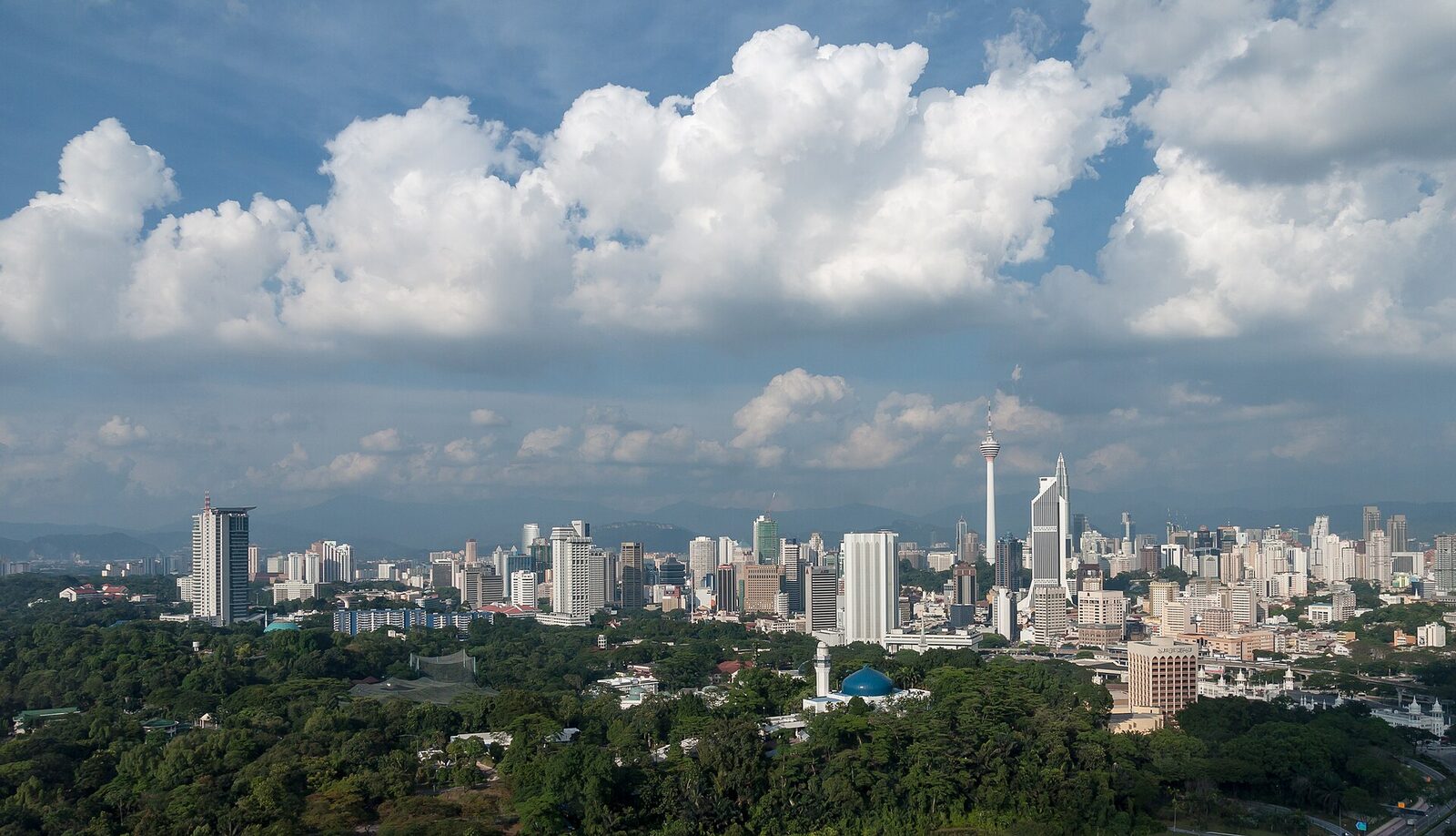 The Kuala Lumpur skyline