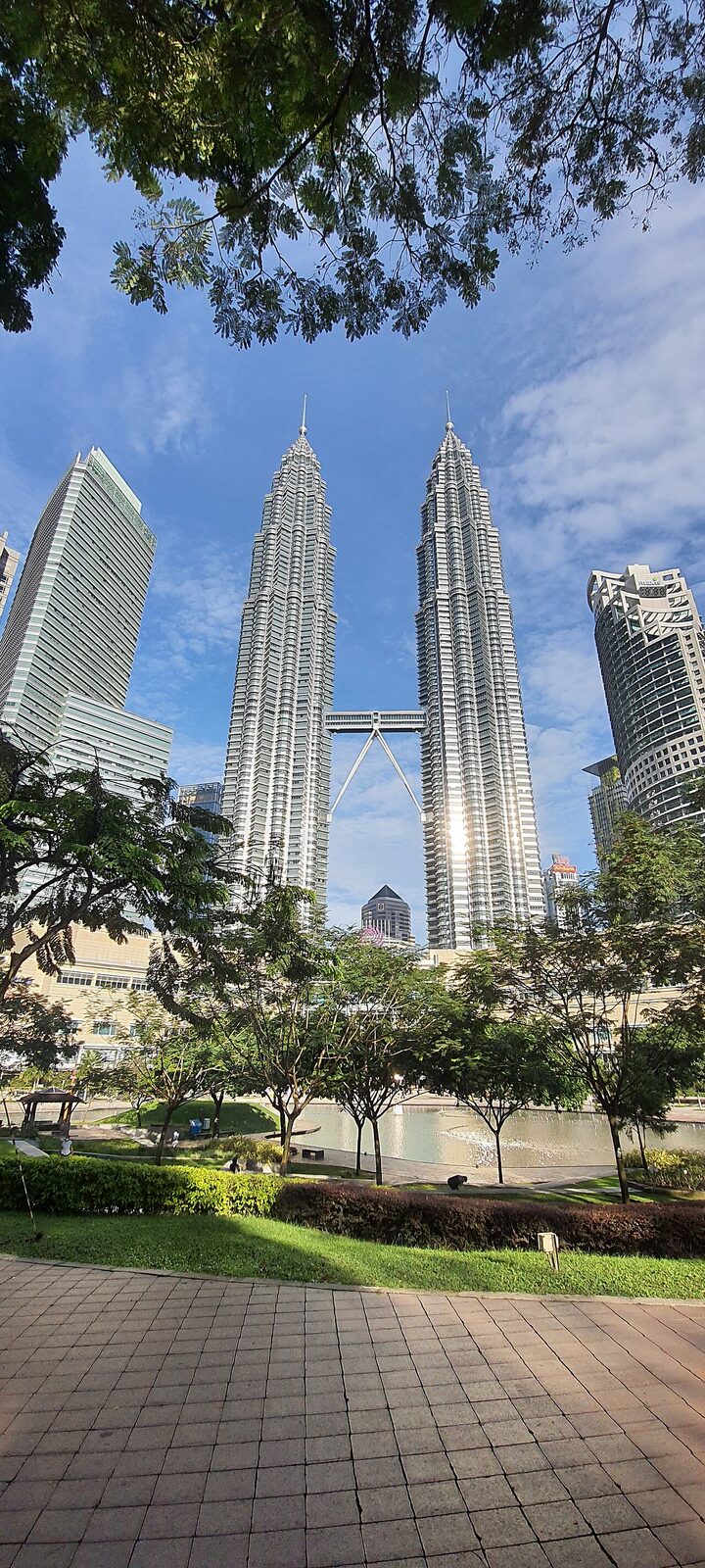 Petronas Twin Towers from KLCC Park